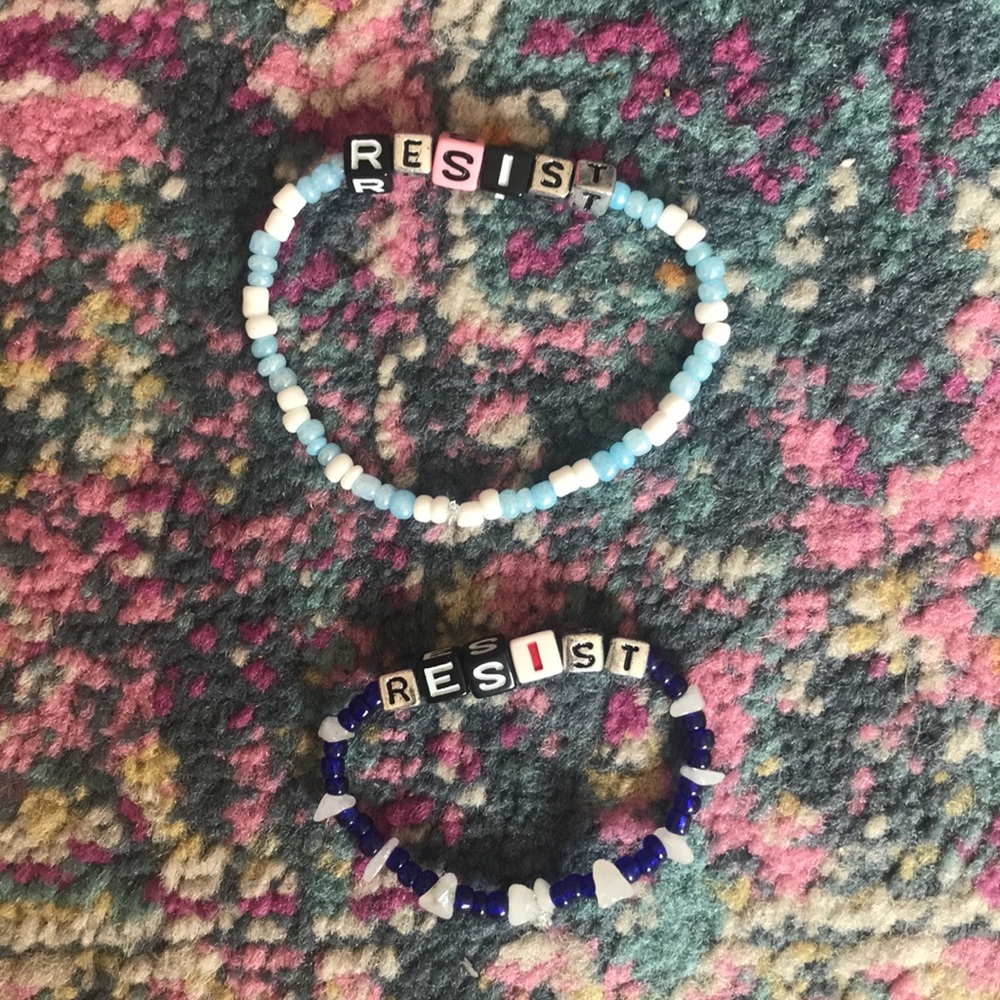Letter bead hand made bracelets!